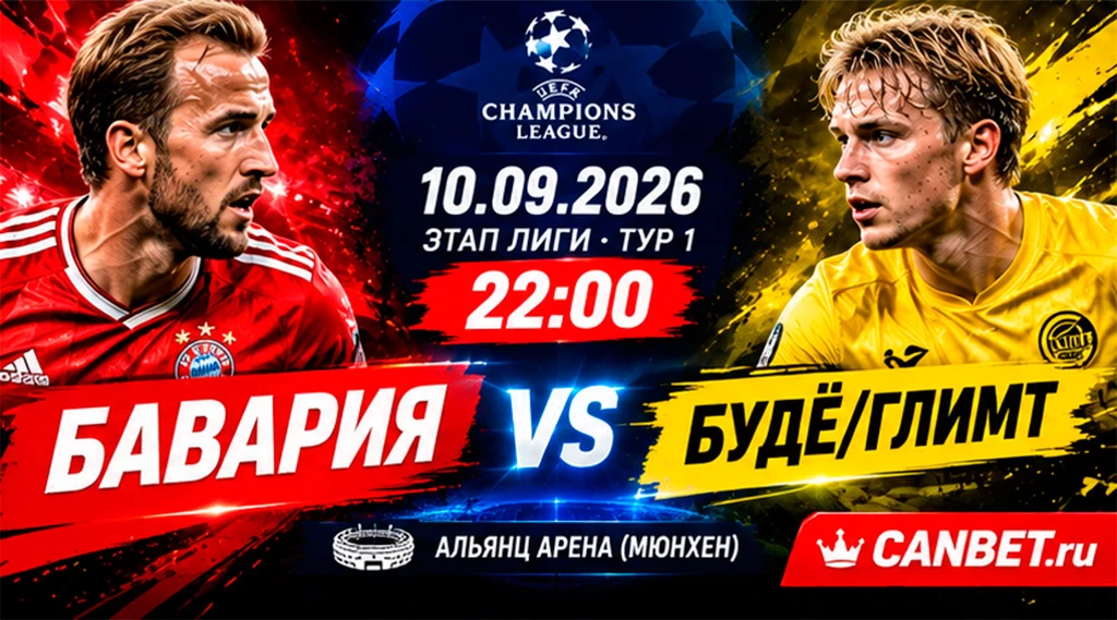 Бавария - Будё/Глимт прогноз
